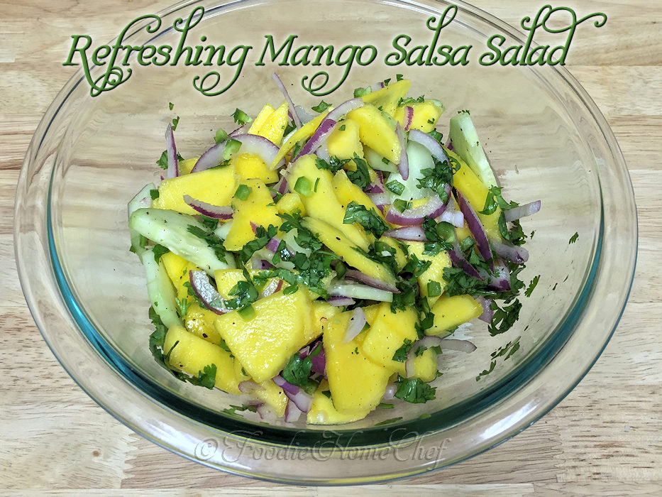 Refreshing Mango Salsa Salad