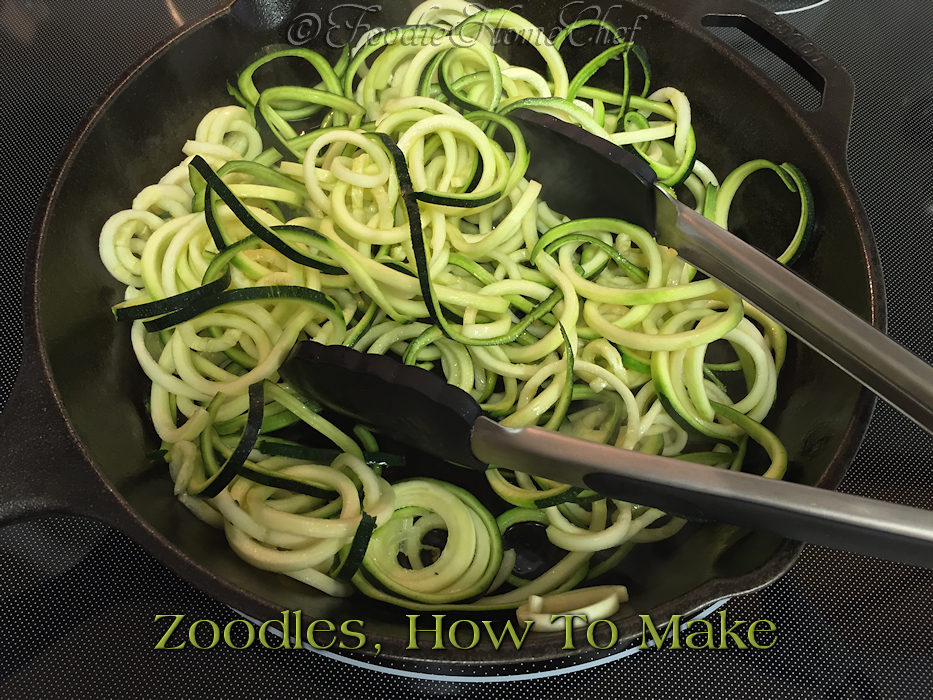 Zoodles, How To Make
