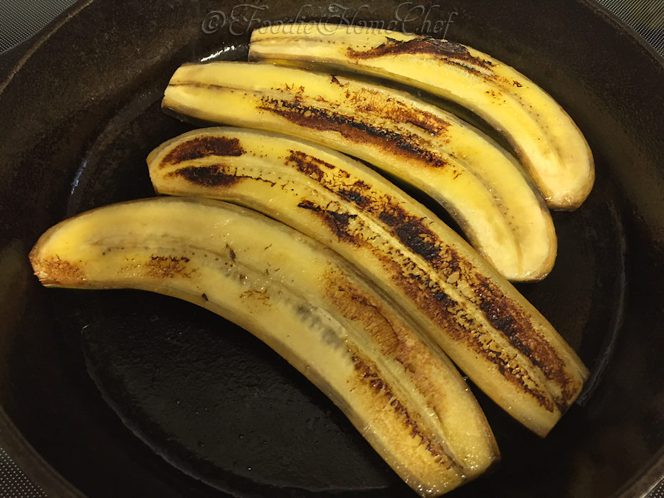 Fried Bananas - Foodie Home Chef