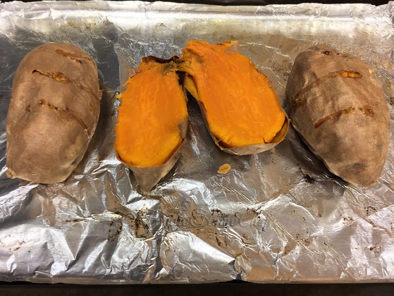 Apple Butter Sweet Potatoes - Foodie Home Chef
