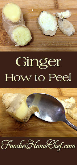 Ginger - With the price of herbs & spices ever increasing, you can't afford to waste anything. This technique for peeling fresh ginger is really easy & will just remove the skin, while leaving the precious ginger intact. --------- #Food #Cooking #Recipes #Recipe #Cuisine #GreatFood #HomeCooking #Ginger #PeelingGinger #HowToPeelGinger #Spices #AsianFood #AsianRecipes
