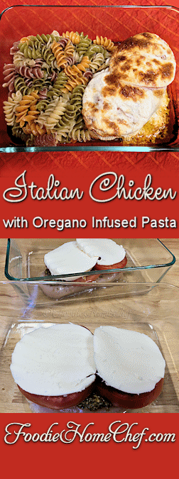 Italian Chicken with Oregano Infused Pasta - This mouthwatering meal is one you'll want to make over & over again, especially on busy days. It's very easy to put together & cleanup is so easy! --------- #Food #Cooking #Recipes #Recipe #Cuisine #GreatFood #HomeCooking #ComfortFood #ItalianFood #ItalianRecipes #Pasta #PastaRecipes #Chicken #ChickenRecipes
