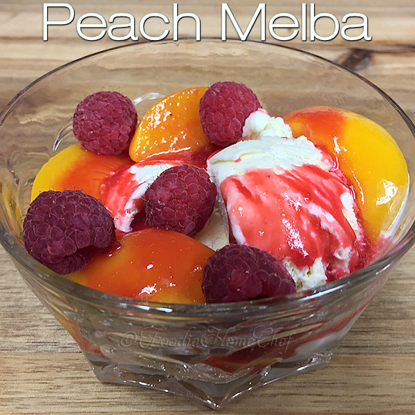 Peach Melba is a luscious dessert, created by a French chef, that's been wowing folks for well over 100 years. This easy version by Foodie Home Chef is bright & cheery, smooth & creamy and is sure to become one of your favorite desserts! Peach Melba is a fabulous dessert to serve during any holiday from Christmas to Easter to Mother's Day to Thanksgiving... your guests will rave about it! Peach Melba | Peach Melba Dessert | Dessert Recipes | Holiday Desserts | #foodiehomechef @foodiehomechef
