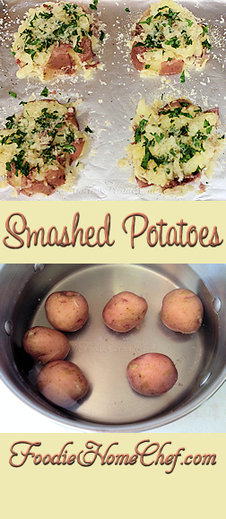 Smashed Potatoes - So easy, so tasty & goes with any meal... breakfast, lunch or dinner! The best part about these #potatoes is that you can customize them in so many ways to compliment whatever dish you're serving them with. Just alter the herbs/spices to match your dish. --------- #Food #Cooking #Recipes #Recipe #Cuisine #GreatFood #HomeCooking #ComfortFood #PotatoRecipes #SideDish #SideDishRecipes #SmashedPotatoes #Vegetarian #VegetarianRecipes #Vegetables #HealthyRecipes
