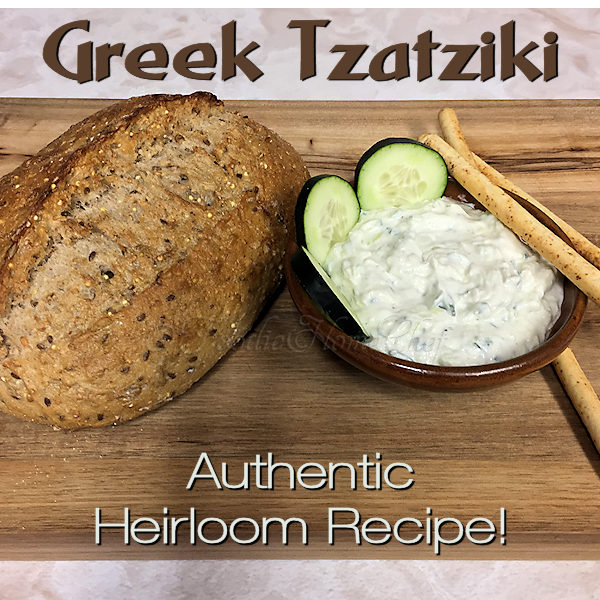 Authentic Greek Tzatziki - This recipe was generously gifted to me by a friend's Greek grandma. She told me that most Tzatziki recipes aren't traditional, as they have lemon and/or dill in them. Hers is the genuine recipe, the way it's served all over Greece. If you're a garlic lover, you're going to adore this! --------- #Tzatziki #TzatzikiDip #GreekTzatziki #TzatzikiRecipes #GreekFood #GreekRecipes #Appetizers #Snacks #DipRecipes #HealthyRecipes #Food #Cooking #Recipes #Recipe #FoodieHomeChef
