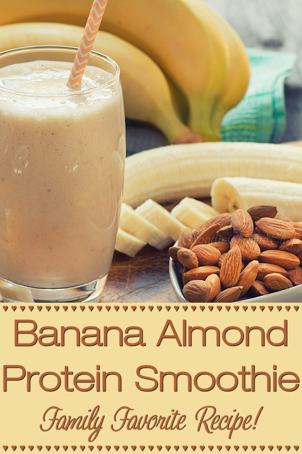 Banana Almond Protein Smoothie is my favorite morning or anytime smoothie. It's fabulous nutty flavor & creamy texture is just plain delicious and trust me, no matter who you serve it to (even the kids), there won't be a drop left in the glass! --------- #BananaAlmondSmoothie #BananaSmoothie #ProteinSmoothie #Smoothies #SmoothieRecipes #PowerSmoothie #Beverages #VegetarianRecipes #HealthyRecipes #Food #Cooking #Recipes #Recipe #FoodieHomeChef
