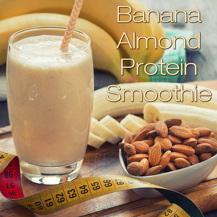 Banana Almond Protein Smoothie is my favorite morning or anytime smoothie. It's fabulous nutty flavor & creamy texture is just plain delicious and trust me, no matter who you serve it to (even the kids), there won't be a drop left in the glass! --------- #BananaAlmondSmoothie #BananaSmoothie #ProteinSmoothie #Smoothies #SmoothieRecipes #PowerSmoothie #Beverages #VegetarianRecipes #HealthyRecipes #Food #Cooking #Recipes #Recipe #FoodieHomeChef
