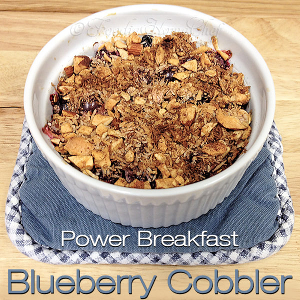Get everyone's day off to a great start with these Power Breakfast Blueberry Cobblers! Your whole family will love these naturally sweet, warm, comfort food individual cobblers that are packed full of nutrients & superfoods. Yummy in your tummy! --------- #PowerBreakfast #BlueberryCobbler #BlueberryRecipes #Breakfast #BreakfastRecipes #ComfortFood #Cobblers #CobblerRecipes #HealthyRecipes #VegetarianRecipes #VeganRecipes #Fruit  #Food #Cooking #Recipes #Recipe #FoodieHomeChef
