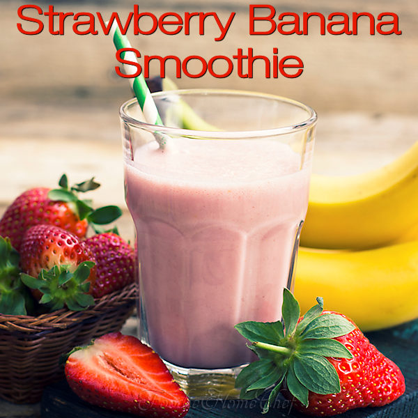 Strawberry Banana Smoothie - Super healthy & easy to make smoothie. A real family favorite that tastes fantastic. The kids will love it & drink it to the bottom of the glass! If I had to say just one word about this smoothie it would be YUMMY! --------- #StrawberryBananaSmoothie #StrawberrySmoothie #Smoothie #Smoothies #SmoothieRecipes #PowerSmoothie #Beverages #VegetarianRecipes #Fruit #HealthyRecipes #Breakfast #BreakfastRecipes #Food #Cooking #Recipes #Recipe #FoodieHomeChef
