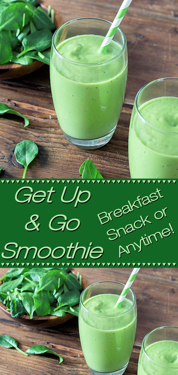 Fabulous healthy green smoothie with a great flavor! You'll certainly want to add this to your smoothie rotation at least a couple of times a week. It's a terrific breakfast or pick me up snack & is a perfect, healthy option  to serve on St. Patrick's Day. --------- #SmoothieRecipes #PowerSmoothie #GreenSmoothie #StPatricksDay #StPatricksDayRecipes #Beverages #Breakfast #VegetarianRecipes #HealthyRecipes #Food #Cooking #Recipes #Recipe #FoodieHomeChef
