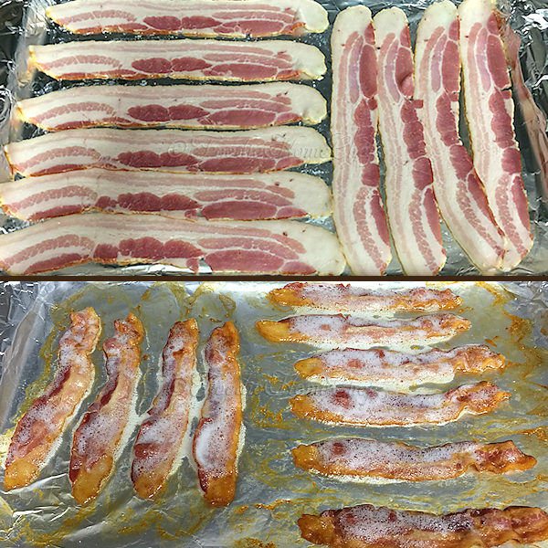 I've seen & tried every way to cook bacon & by far this is the best technique! After trying someone else's recipe, where they put the bacon on a rack & then baked it... what a pain to clean the rack afterwards! So I devised this easy method - it takes less time, gets the most consistent results & cleanup is almost non-existent. What more could you ask for? --------- #EasyBacon #EasyBaconRecipe #OvenBakedBacon #BaconRecipe #BreakfastRecipes #Food #Cooking #Recipes #Recipe #FoodieHomeChef
