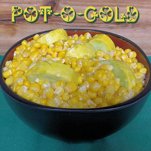 So easy to prepare & have on the table in no time! Pot-O-Gold is bright & cheery, creamy & delicious... a perfect recipe for St. Patrick's Day or any day of the week. Pairs up nicely with just about any dish, but especially delish with steak, chicken or seafood & a potato side dish. --------- #PotOGold #StPatricksDay #StPatricksDayRecipes #CornRecipes #SummerSquashRecipes #SideDish #SideDishes #SideDishRecipes #VegetarianRecipes #HealthyRecipes #Food #Cooking #Recipes #Recipe #FoodieHomeChef
