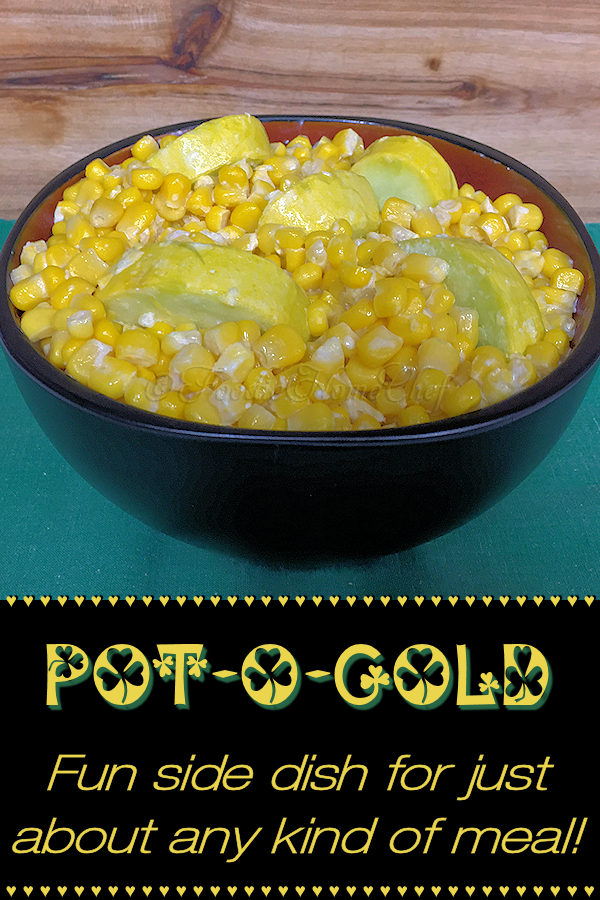 So easy to prepare & have on the table in no time! Pot-O-Gold is bright & cheery, creamy & delicious... a perfect recipe for St. Patrick's Day or any day of the week. Pairs up nicely with just about any dish, but especially delish with steak, chicken or seafood & a potato side dish. --------- #PotOGold #StPatricksDay #StPatricksDayRecipes #CornRecipes #SummerSquashRecipes #SideDish #SideDishes #SideDishRecipes #VegetarianRecipes #HealthyRecipes #Food #Cooking #Recipes #Recipe #FoodieHomeChef
