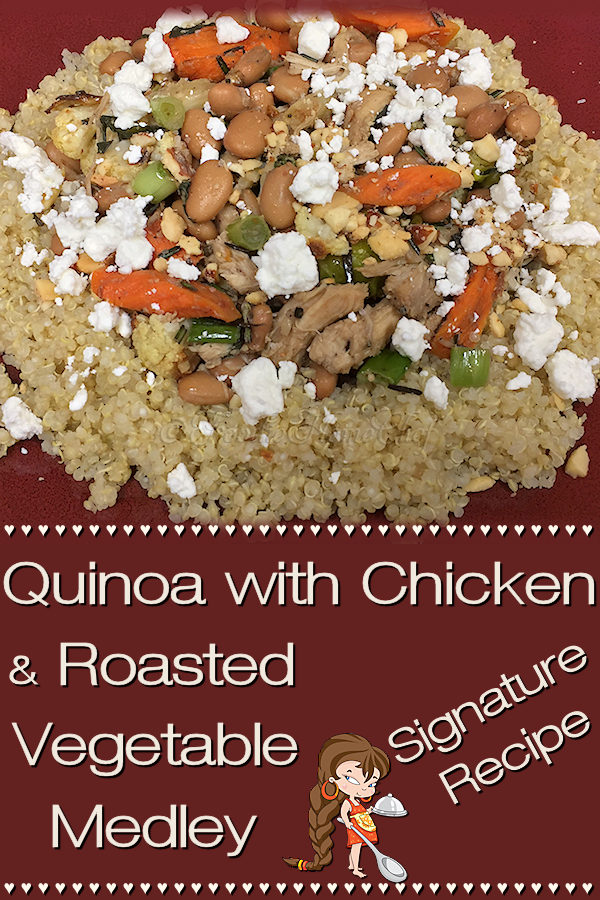 This healthy quinoa dish is loaded with superfoods & has a fabulous, complex flavor that you're going to love! It's one of my Signature Recipes & one of 3 that I can honestly say is one of my all time favorite meals. --------- #Quinoa #QuinoaRecipes #RoastedVegetables #HealthyRecipes #Superfood
#Food #Cooking #Recipes #Recipe #FoodieHomeChef
