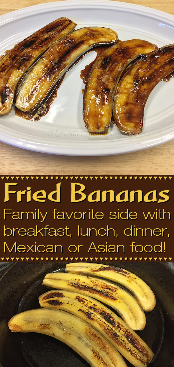 Breakfast, lunch or dinner... these fried bananas make a great side dish with just about any meal, adding a new level of flavor. They're especially tasty when served with spicy Mexican or Asian food, helping to cut down on 