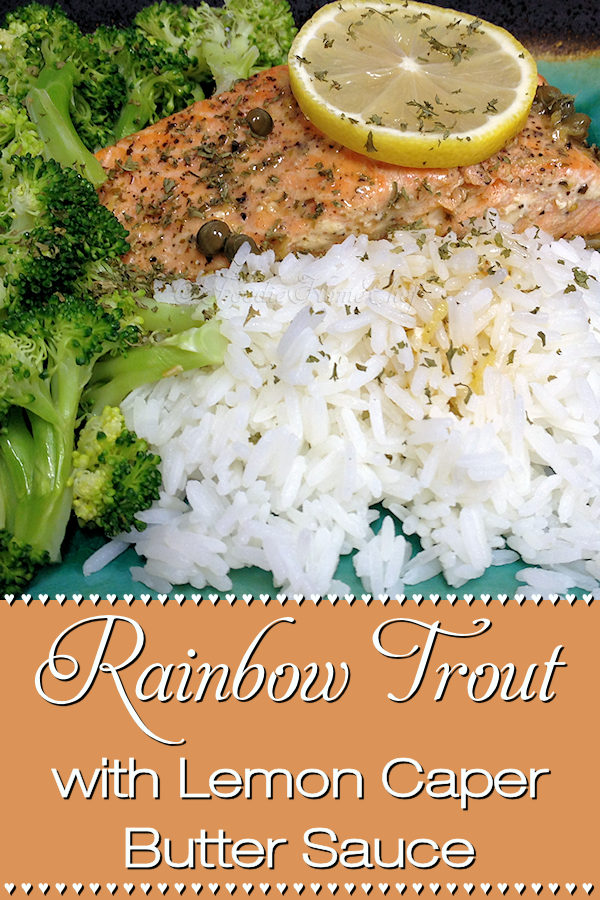 A fabulous recipe that goes from skillet to table in no time! Serve it with Jasmine Rice & a vegetable side and you have yourself a complete meal. The lemon caper butter sauce goes well with other seafood and also as a tasty drizzle on all sorts of vegetables. --------- #Trout #RainbowTrout #TroutRecipes #Seafood #SeafoodRecipes #Sauce #SauceRecipes #SeafoodSauce #LemonSauce #Food #Cooking #Recipes #Recipe #FoodieHomeChef
