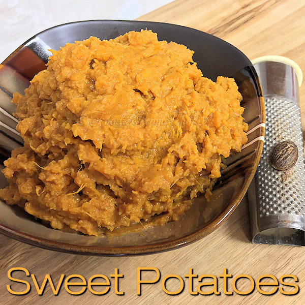 Super healthy, often requested holiday side dish, Apple Butter Sweet Potatoes by Foodie Home Chef is a recipe your guests will swoon over! These sweet potatoes are a side dish you'll want to make over & over again all year long. To feed a crowd just double, triple or quadruple the recipe & you're good to go! #SweetPotatoes #SweetPotatoRecipes #Potatoes #PotatoRecipes #SideDishes #SideDish #HealthyRecipes #HolidaySideDish #HolidayRecipes #Thanksgiving #Christmas #VegetarianRecipes #foodiehomechef