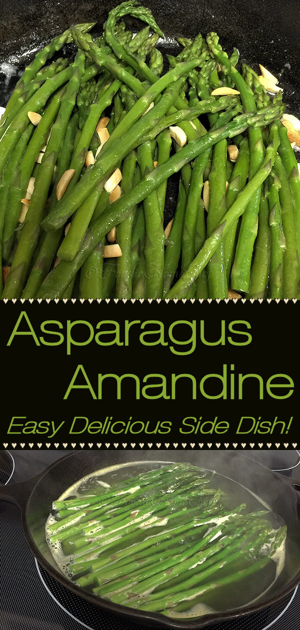 Asparagus Amandine by Foodie Home Chef is an easy to make healthy, keto friendly side dish & boasts an easy cleanup! It pairs great with so many foods such as fish, chicken & steak... just to name a few. It also makes a great addition to your Thanksgiving or Christmas dinner.
#AsparagusAmandine #AsparagusRecipes #VegetableRecipes #SideDish #SideDishRecipes #CastIronRecipes #SkilletRecipes #EasyRecipes #HealthyRecipes #VegetarianRecipes #KetoRecipes #foodiehomechef @foodiehomechef