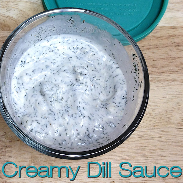 Creamy Dill Sauce by Foodie home Chef is fabulous on Salmon, Trout & Crabcakes. This irresistible sauce can also be used with other fish, seafood & some meat recipes too. It's delicious draped over roasted or steamed vegetables, baked or mashed potatoes & you can even use it as a salad dressing!
#CreamyDillSauce #DillSauce #SeafoodSauce #SauceRecipes #SaladDressing #SaladDressingRecipes #CreamySaladDressing #Condiments #CondimentRecipes #VegetarianRecipes #foodiehomechef @foodiehomechef