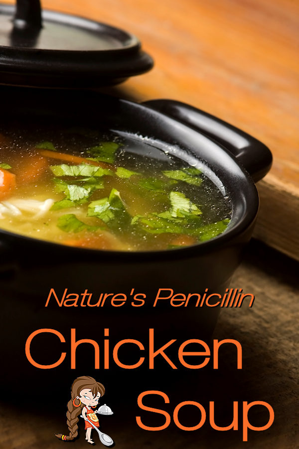 Not only is this a family favorite comfort food, it's also a homemade remedy for what ails you when you have a cold or the flu! This Easy Chicken Soup recipe aka Nature's Penicillin by Foodie Home Chef is so delicious & perfect for lunch or a light dinner. Chicken Soup | Chicken Soup Recipes | Soup Recipes | Healthy Recipes | Keto Recipes | Comfort Food | Lunch Recipes | Cold Remedies | Flu Remedies | Home Remedies | Natural Remedies | Foodie Farmacy | #foodiehomechef @foodiehomechef