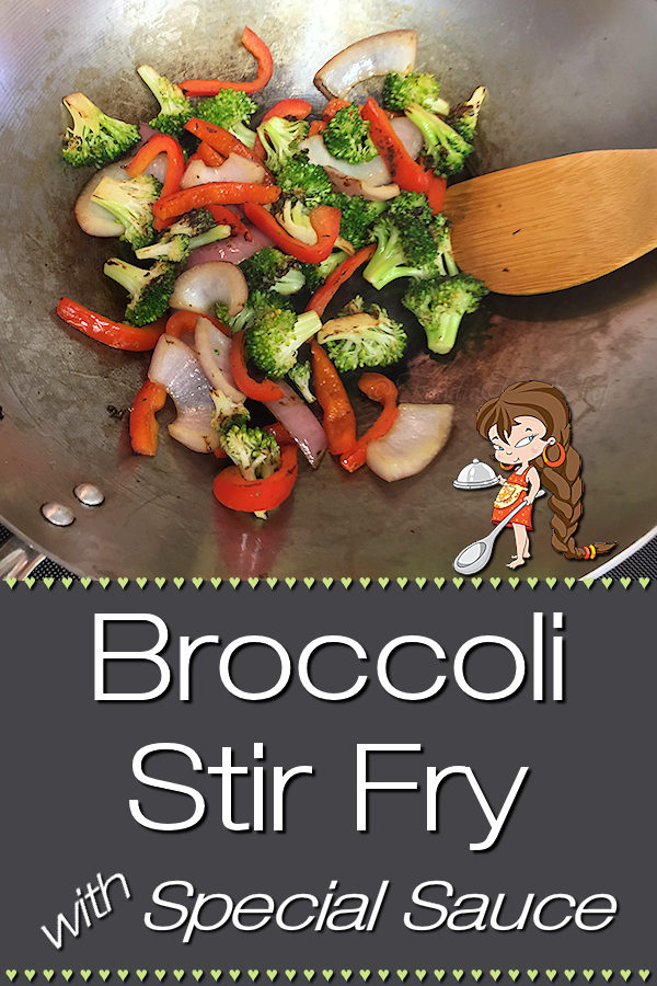 Broccoli Stir-fry with Special Sauce by Foodie Home Chef is sure to become your favorite go to meal for Meatless Mondays, especially when served with a side of my Fried Bananas! It's really easy to make & can be prepped in advance for busy days. You can also serve this alone as a vegetable side dish with meat, chicken or seafood. Broccoli Stir Fry | Stir Fry Recipes | Asian Recipes | Vegetarian Recipes | Healthy Recipes | Broccoli Recipes | Meatless Mondays | #foodiehomechef @foodiehomechef
