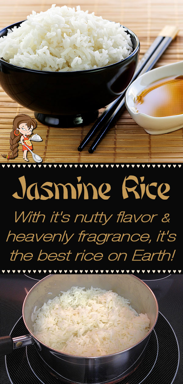 With it's heavenly fragrance & terrific nutty flavor Jasmine Rice by Foodie Home Chef makes the perfect side dish alongside just about any kind of food. Jasmine Rice is also the best rice to serve with stir-fry or other Asian dishes. It's easy to make right on your stove top, cooks up perfectly every time & it freezes well too! Jasmine Rice | Rice Recipes | Asian Recipes | Vegetarian Recipes | Healthy Recipes | Side Dish Recipes | Best Rice for Stir Fry | #foodiehomechef @foodiehomechef
